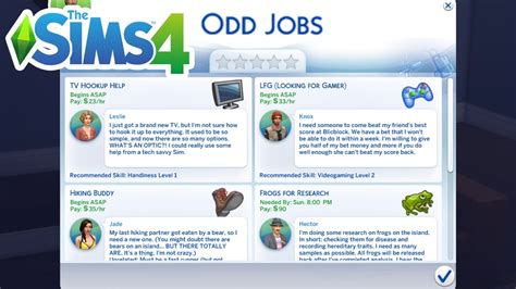ODD JOBS & RARE FINDS! // THE SIMS 4 .